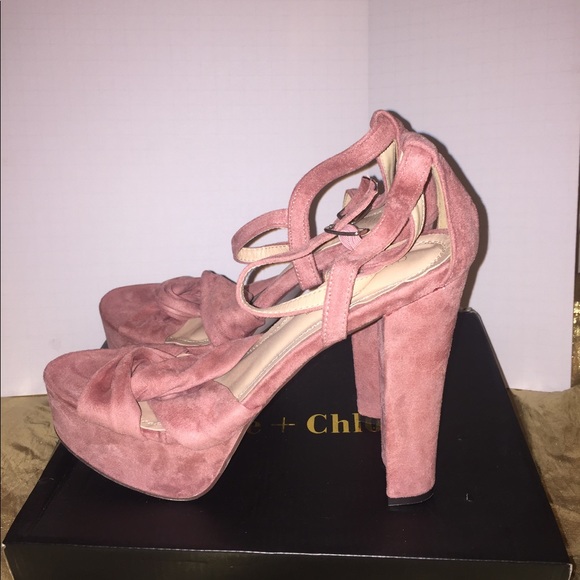 Pink mauve women's platform still in box - Picture 3 of 3